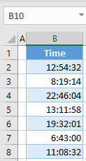 How To Format Time To Milliseconds In Excel Auto VBA