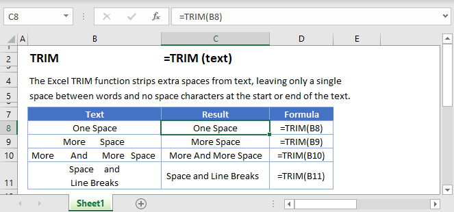 Trim Main Function