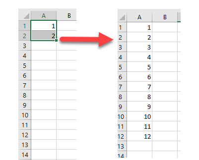 VBA AutoFill Numbers