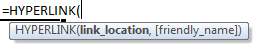 hyperlink formula syntax