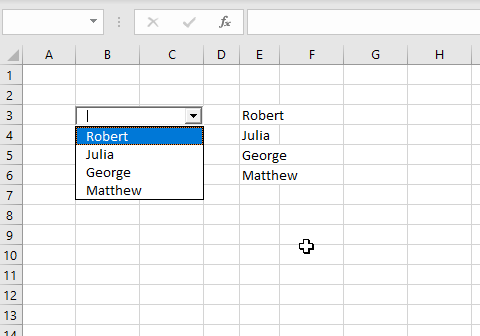 vba populated combobox