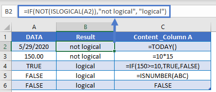 IF NOT ISLOGICAL