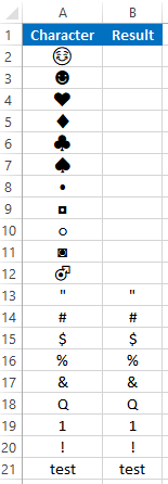 Vba clean function