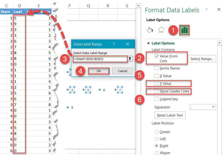 Customize data labels