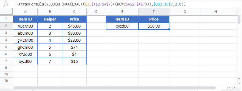 case-sensitive-vlookup-excel-google-sheets-auto-vba