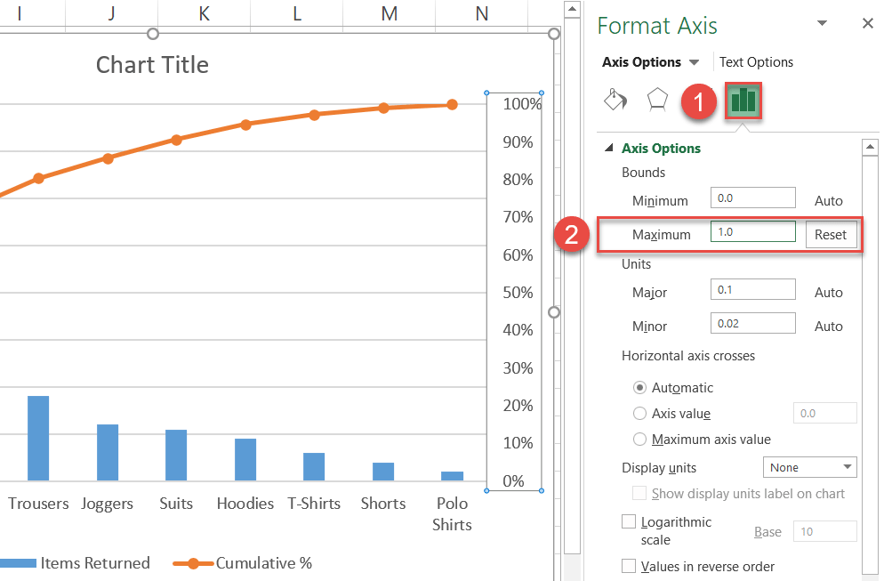 Adjust the Maximum Bounds value