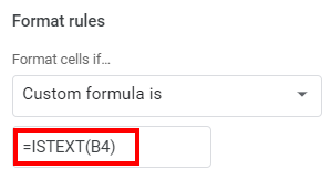 google sheets if cell contains text formula