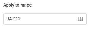 google sheets if cell contains text range