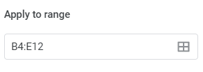 google sheets multiple conditions range