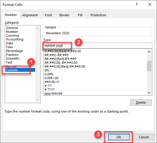 convertdate format cells