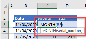 convertdate month