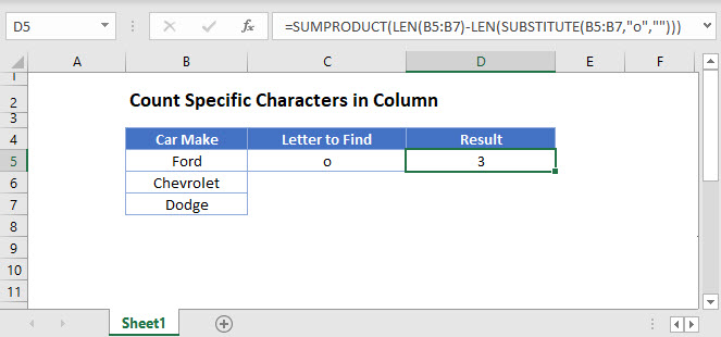 count-specific-characters-in-column-excel-google-sheets-auto-vba