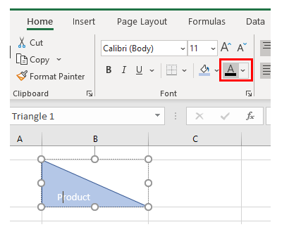 excel split cell text color