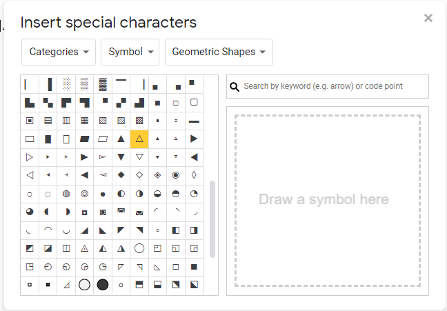 How to Insert Delta Symbol in Excel & Google Sheets