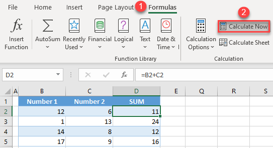 calculate now formulas 1