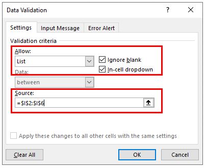 DDList Rule