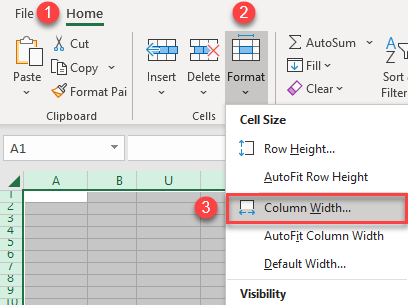 adjust column width 1