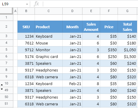 google sheets print one page initial data 1