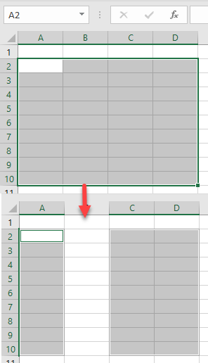 how-to-deselect-cells-in-excel-google-sheets-auto-vba