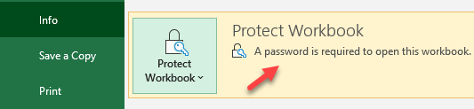 encrypt with password info 1