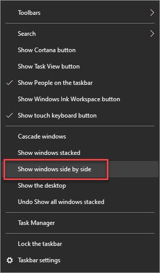 excel view2sheets gs taskbar