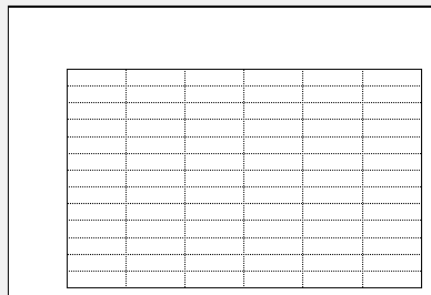 print gridlines blank cells