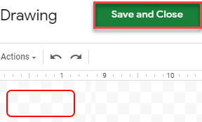 google sheets make a circle 6