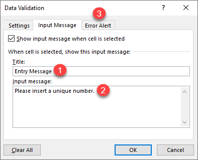 prevent duplicate entries data validation 2