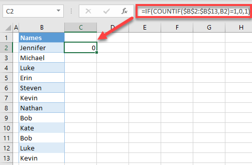 remove-unique-non-duplicate-values-in-excel-google-sheets-auto-vba