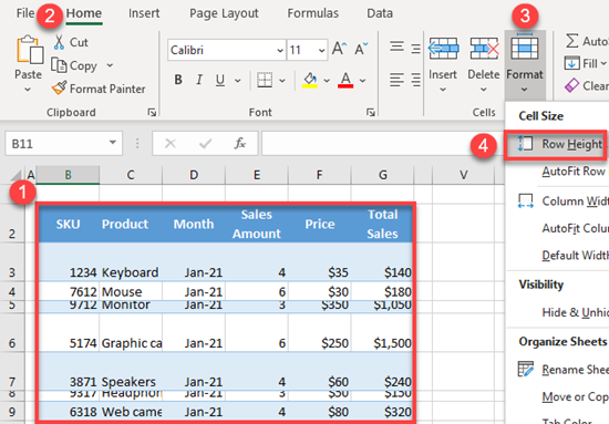 resize-cells-to-default-row-height-in-excel-google-sheets-auto-vba