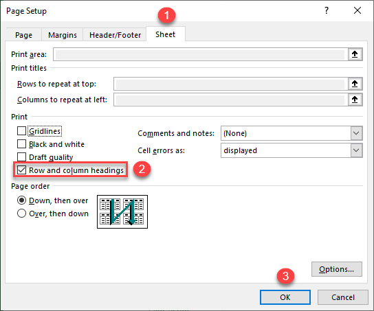 how-to-print-row-numbers-column-headings-in-excel-auto-vba