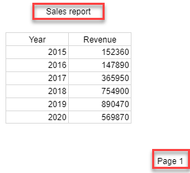 remove header insert footer 23