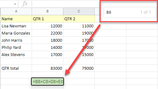 show dependents tracer arrow 8