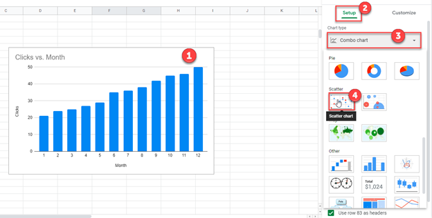 Switch Graph Google Sheets Scatterplot