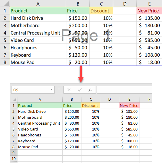 remove-page-number-in-preview-mode-in-excel-auto-vba