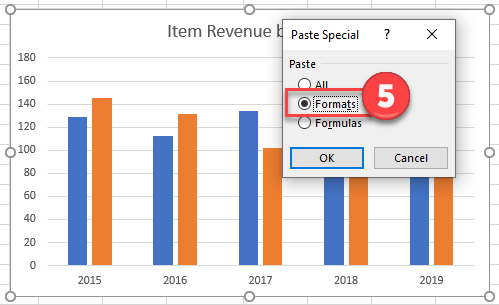 Copy Chart Format - Excel & Google Sheets - Auto VBA