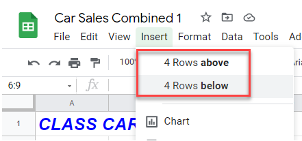 RowColumns GS Rows Insert_Menu