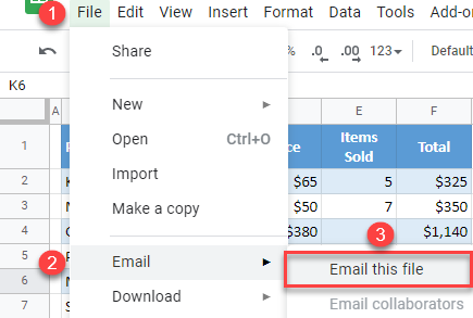 How To Email Excel Or Google Sheets Spreadsheet - Auto VBA