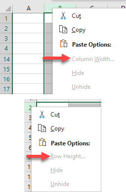 How to Lock Column Width / Row Height in Excel - Auto VBA