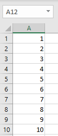 auto number rows column 3