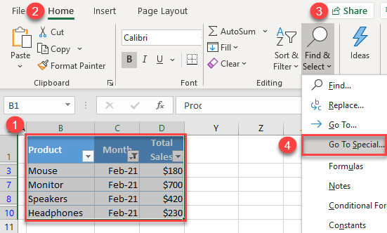 copy filtered data 3