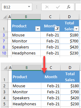 copy filtered data 7