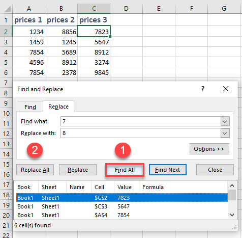 excel find not working 7