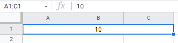 google sheets merge and center 4