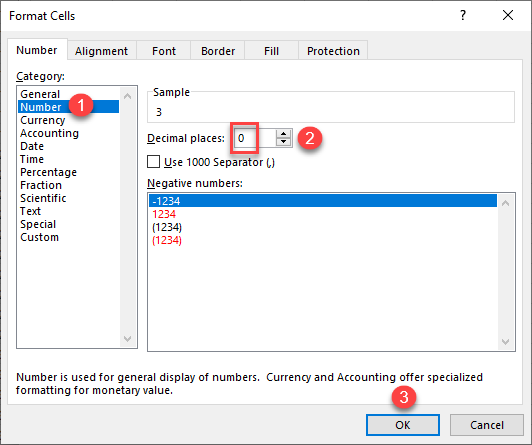 remove decimals cell formatting 2