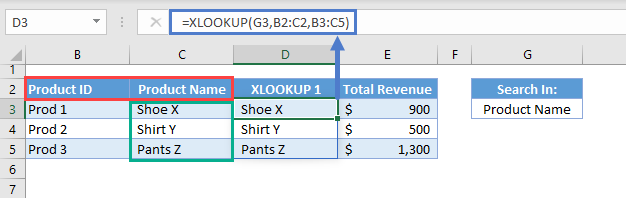 Double(Nested) XLOOKUP 05