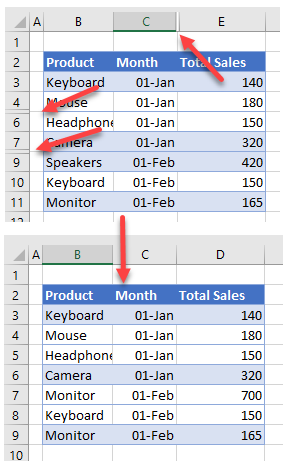 hidden rows columns intro