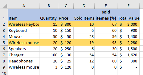 conditional formatting 36