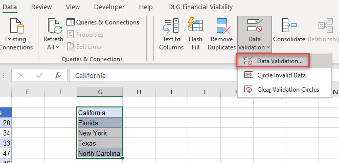 datavalidationduplicates ribbon