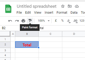 copyformatting gs paint format